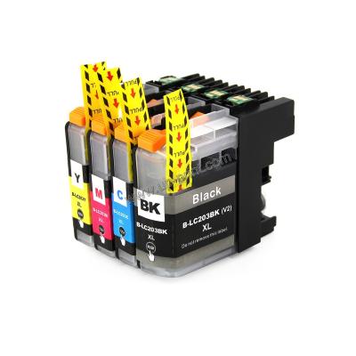 LC203 / LC205 / LC207 compatible brother printer ink cartridges with c...