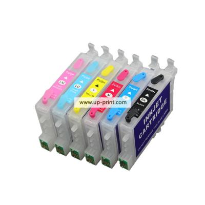 T0481 refillable ink cartridge to replace FOR Epson T0481 T0482 T0483 ...