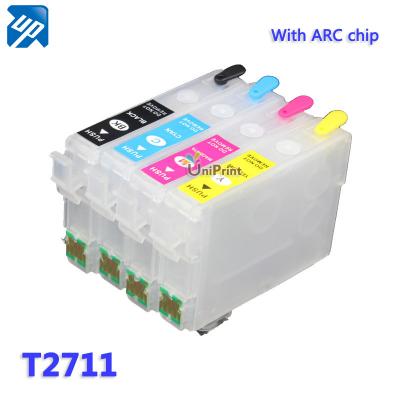 T2701 T2711 Refillable ink cartridges with ARC chip for epson WorkForc...