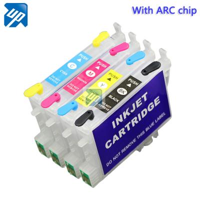 T0551-T0554 Refillable Ink Cartridges for Epson RX430 RX425 RX530 R240...