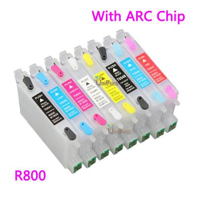 T0540 - T0549 Refillable ink cartridge for epson R800 R1800 with ARC c...