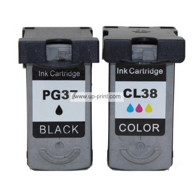 PG 37 38 Remanufactured Ink Cartridges for Canon Pixma MP140 Pixma MP2...
